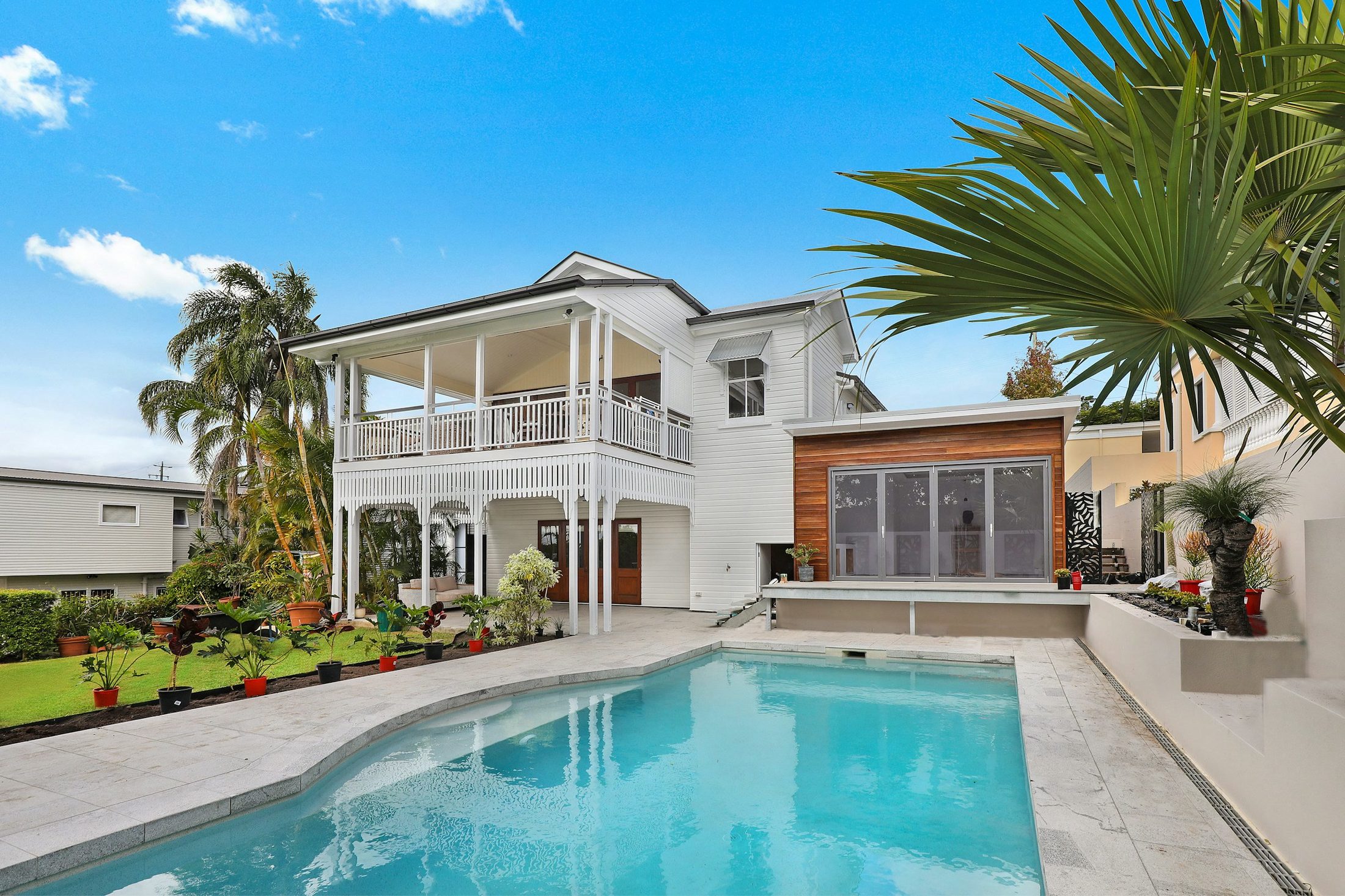 Orange County home with a private pool